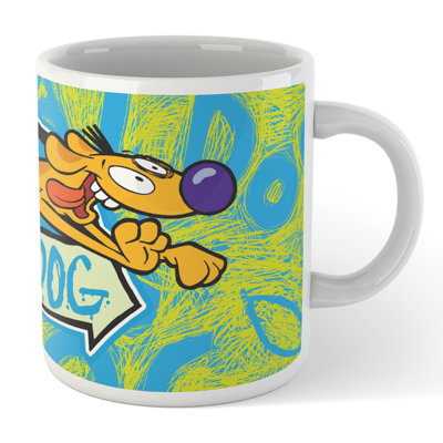 Official Nickelodeon CatDog Mug 100% Ceramic, Dishwasher Safe