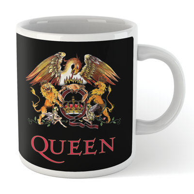 Official Queen Crest Mug 100% Ceramic, Dishwasher Safe