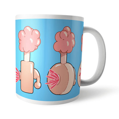 Official Rick and Morty Plumbus Mug 100% Ceramic, Dishwasher Safe