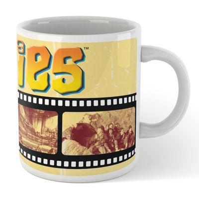 Official The Goonies Film Reel Mug 100% Ceramic, Dishwasher Safe