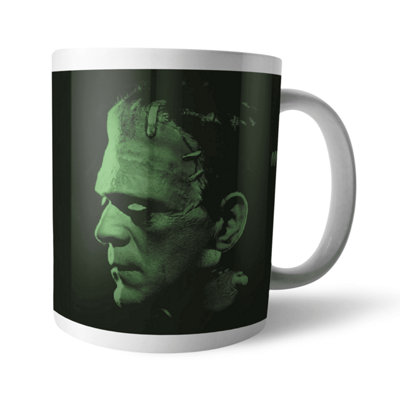 Official Universal Monsters Frankenstein Retro Mug 100% Ceramic, Dishwasher Safe