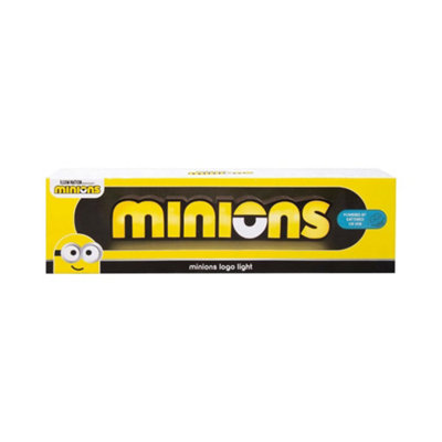 Officially Licensed Minions Logo Light Desk Lamp Bedroom Light USB or Battery Powered - 4