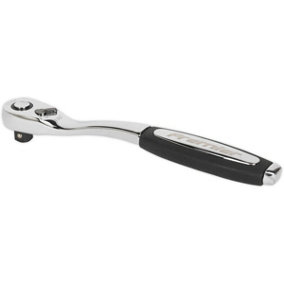 Offset Pear-Head Ratchet Wrench - 1/2" Sq Drive - Flip Reverse - 108-Tooth
