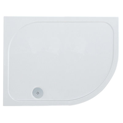 Offset Quadrant Right Hand Low Profile Shower Tray - 1000x800mm | DIY ...