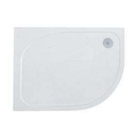 Offset Quadrant Right Hand Low Profile Shower Tray - 1200x800mm