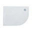 Offset Quadrant Right Hand Low Profile Shower Tray - 900x760mm