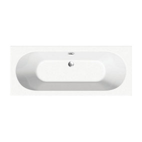 Ogden White Super-Strong Acrylic Double Ended Straight Bath (L)1700mm (W)750mm