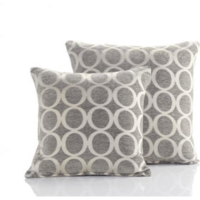 Oh Chenille Scatter Cushion Cover Silver