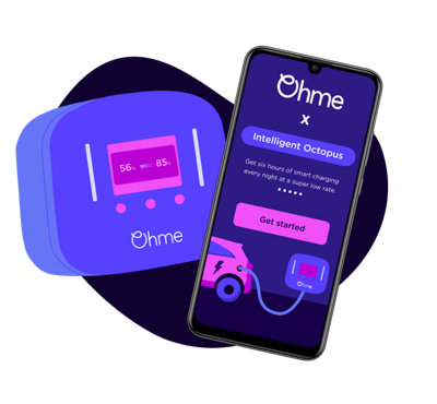 OHME HOME PRO: 7.4kW, 8M Tethered, Single Phase, Solar Compatible ...