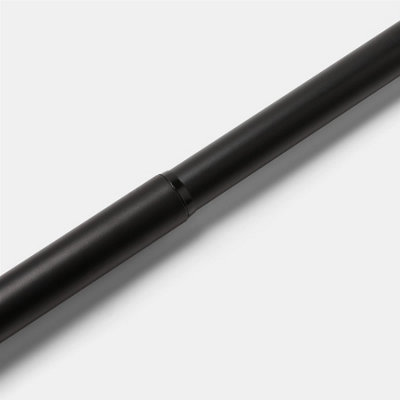 OHS 28mm Arches Extendable Curtain Pole 120-220cm Rod - Black
