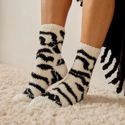 New 3 Pairs Kids Girls Thick Fur Bed Socks Soft Home Socks Fluffy
