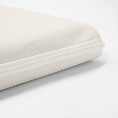 OHS 3 Seater Foam Bench Pad with Zip Waterproof Cover - Ivory - 6