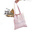 OHS House Star Printed Shopper Tote Reusable Carrier Hand Bag, Blush - 37 x 40cm