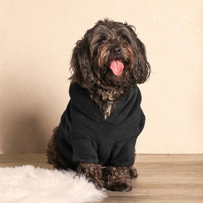 OHS Pet Dog Sherpa Hoodie Winter Warm Fleece Soft Jumper, Blush - Small Price Comparisons | Compare The Build