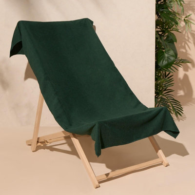 OHS Plain Microfibre Quick Dry Bath Beach Towel, 71 x 152cm - Forest Green Price Comparisons | Compare The Build