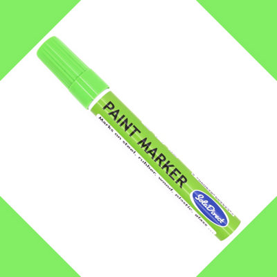 Oil-based Paint Marker Pen Permanent for Tyres Rubber Stone Leather ...