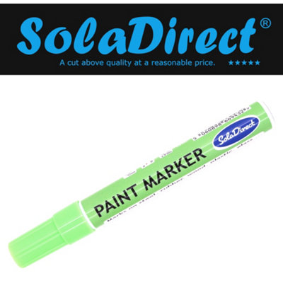 Oil-based Paint Marker Pen Permanent for Tyres Rubber Stone Leather ...