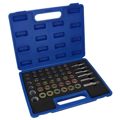 Oil drain sump plug differential gear box damaged thread repair kit 114pcs Price Comparisons | Compare The Build