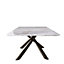 Okatoma Sintered Stone Dining Table - L160 x W80 x H75 cm - White