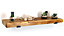 Old Wooden Reclaimed Floating Shelf Primed Bracket Bent Up 9" 225mm - Length 140cm