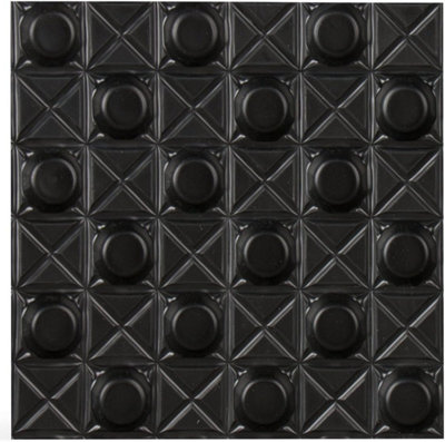 Oldroyd Xv Cavity Drain Membrane - Black 2 x 20m - Drainage Layer for Waterproofing and Radon Protection