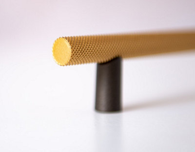 Olif Cabinet T-bar Handle, Gold/Anthracite 320mm 5 pcs