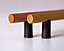 Olif Cabinet T-bar Handle, Gold/Anthracite 320mm 5 pcs