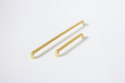 Olif Smooth Cabinet D Handle Solid Brass 320mm 5 pcs