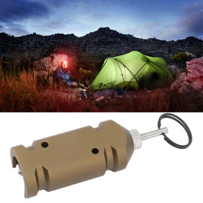 Olive Green Aluminum Alloy Perimeter Trip Alarm for Outdoor Camping Safety
