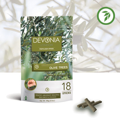 Olive Tree & Plant Fertiliser / Fertilizer 18x Sticks Slow-Release Plant Food by Devonia