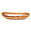Olive Wood Boat Natural Soy Wax Candle 35cm Wild Fig