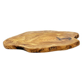 Olive Wood Natural Grained Rustic Kitchen Dining Table Countertop Trivet (L) 26cm