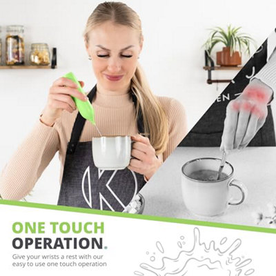Oliver's Kitchen - Rechargeable Milk Frother - USB-C (Green)