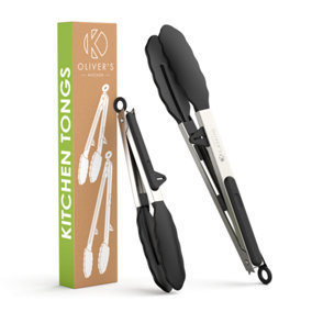 Oliver's Kitchen - Silicone Cooking Tongs Set
