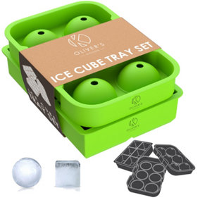 Oliver's Kitchen - Sphere and Cube Ice Cube Tray Set