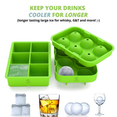 Oliver's Kitchen - Sphere and Cube Ice Cube Tray Set