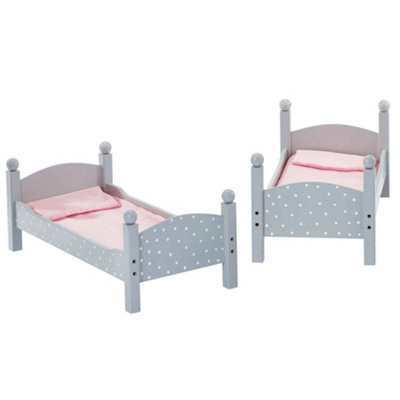 Wooden bunk deals beds for dolls up to 18 inches --cxz2a