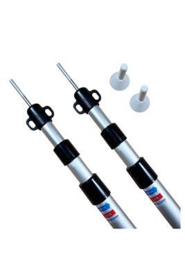 OLPRO 2 Pcs Aluminium Telescopic Canopy Poles 230cm