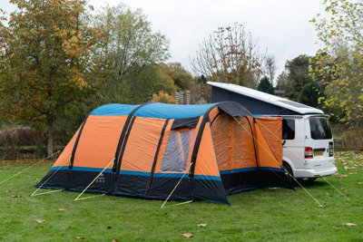 OLPRO Cocoon Breeze Inflatable Campervan Awning Orange & Black