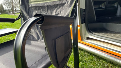 OLPRO Directors Chair - Black & Green - 6