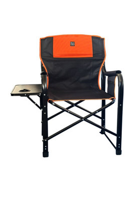 OLPRO Directors Chair - Black & Orange | DIY at B&Q