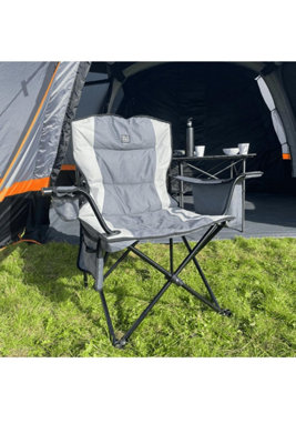 OLPRO Henwick Deluxe Chair - Grey & Black