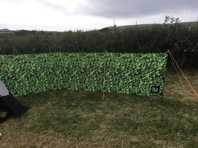 OLPRO Laurel Hedge 4 Pole Compact Windbreak (Steel Poles) - 5