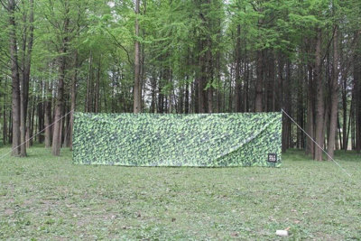 OLPRO Laurel Hedge 4 Pole Compact Windbreak (Steel Poles) - 6