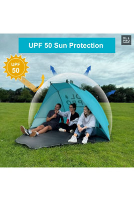 OLPRO Outdoor Leisure Products Beach Tent Blue - 6