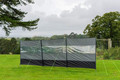 OLPRO Outdoor Leisure Products Charcoal Compact Vision Windbreak