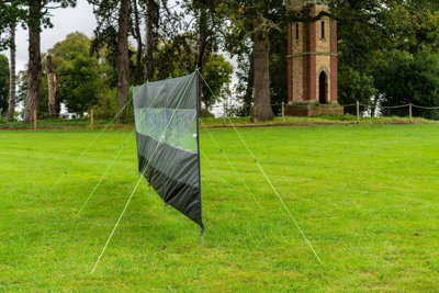 OLPRO Outdoor Leisure Products Charcoal Compact Vision Windbreak - 4