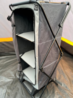 OLPRO Outdoor Leisure Products Collapsible Camp Storage Cupboard