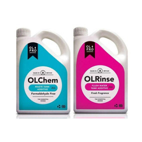 OLPRO Outdoor Leisure Products OLChem & OLRinse Twin Pack