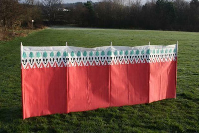 OLPRO Outdoor Leisure Products Witley 5 Pole Windbreak (Wooden Poles) - 4